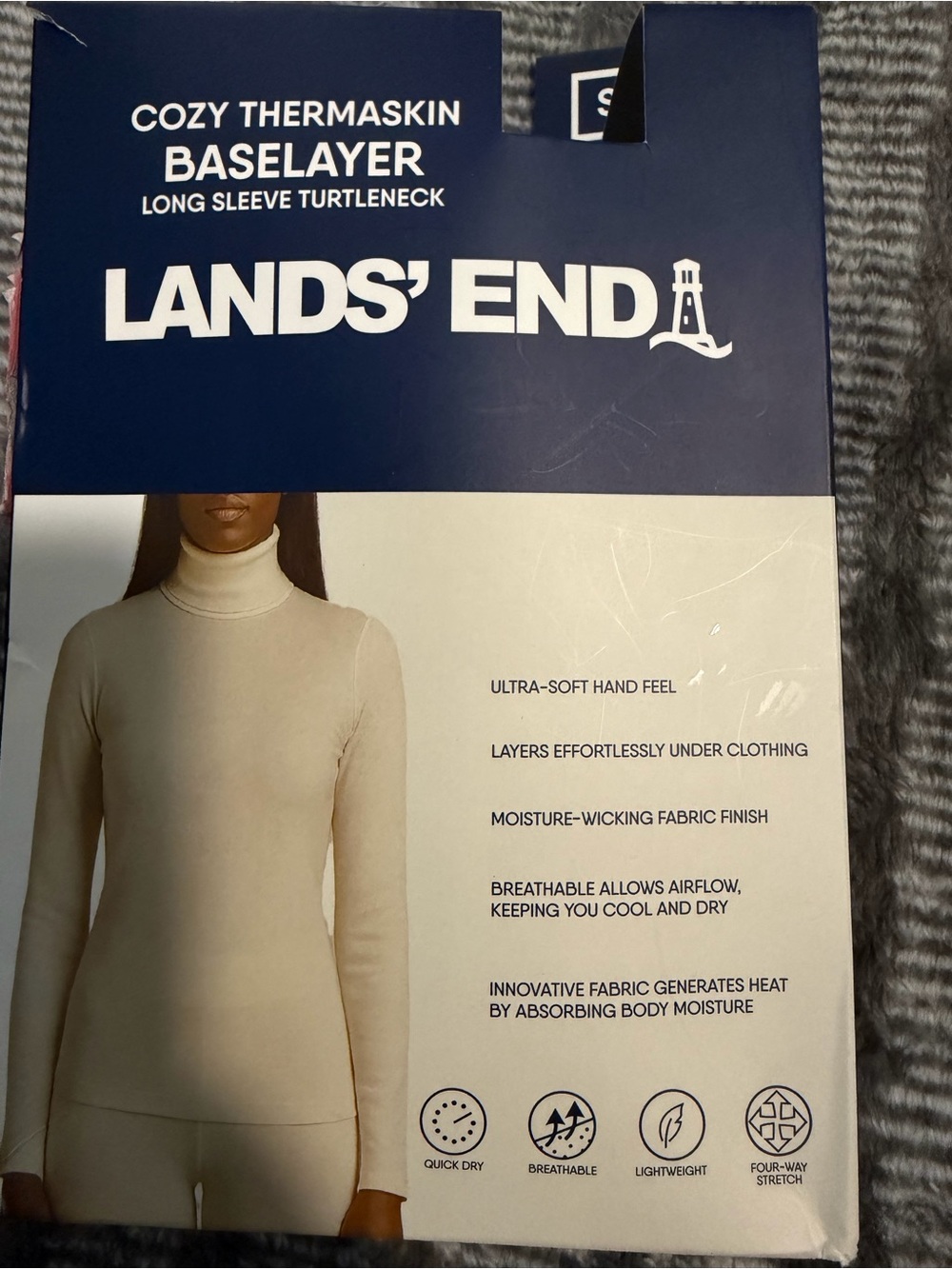 Brand new women’s lands end size small base layer